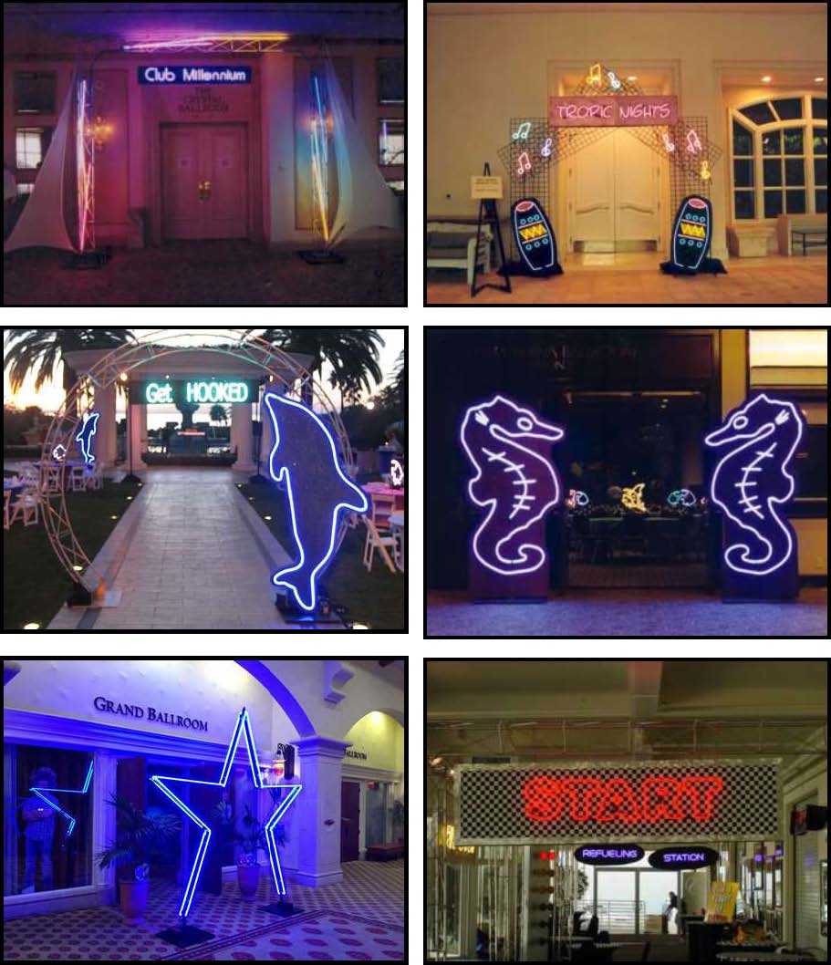 audio video & lighting - neon entryways
